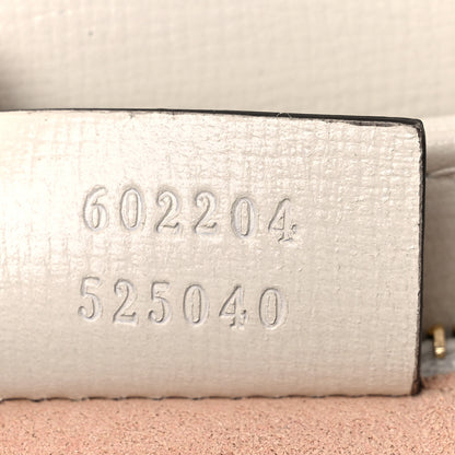 Gucci Azalea Calfskin Horsebit 1955 Shoulder Bag Mystic White 7 of 20