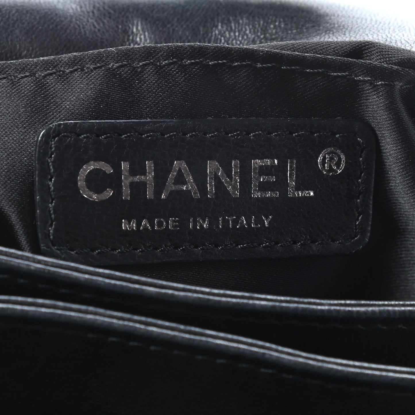 Lambskin Quilted Mini Chanel 3 Flap Black