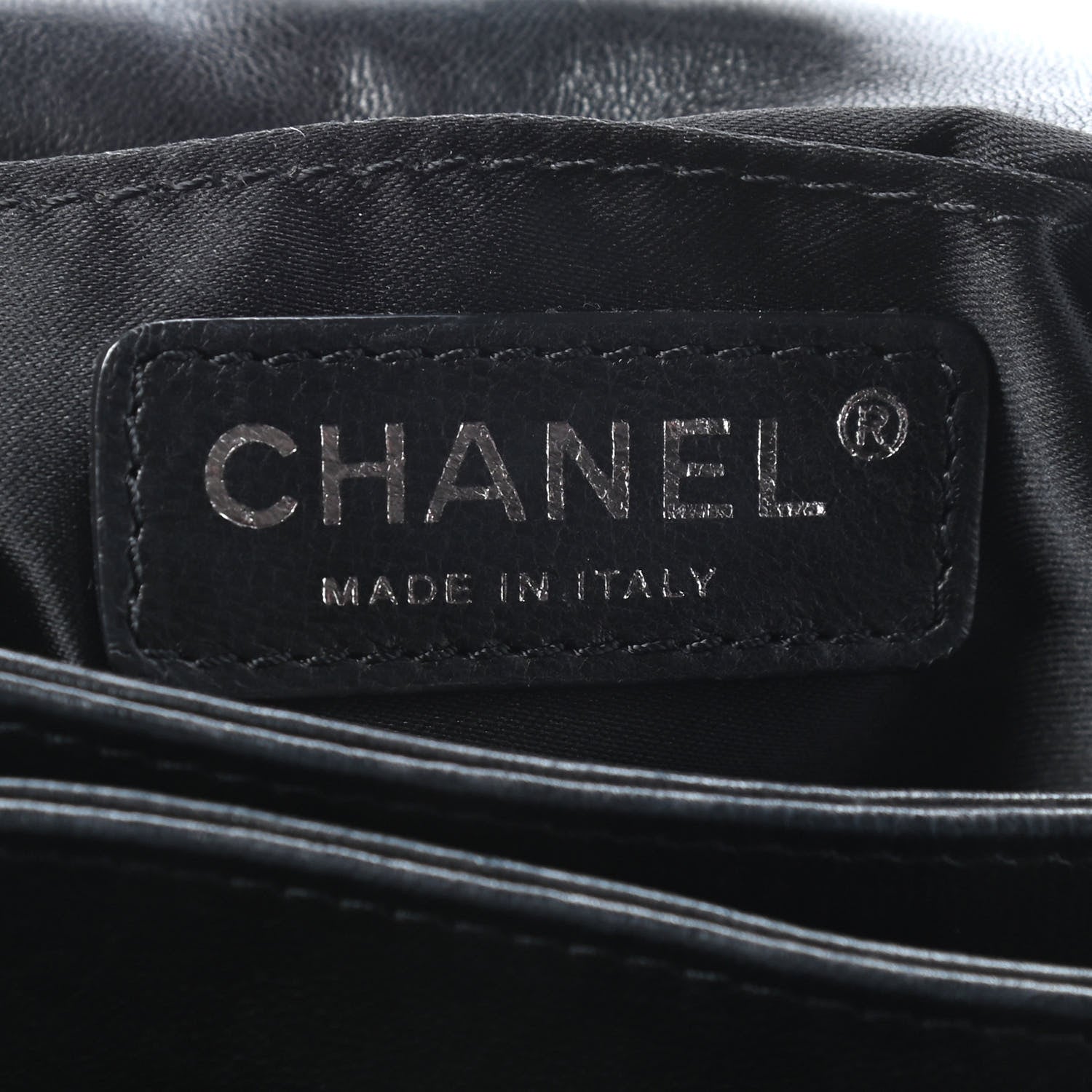 Chanel Lambskin Quilted Mini Chanel 3 Flap Black 8 of 9