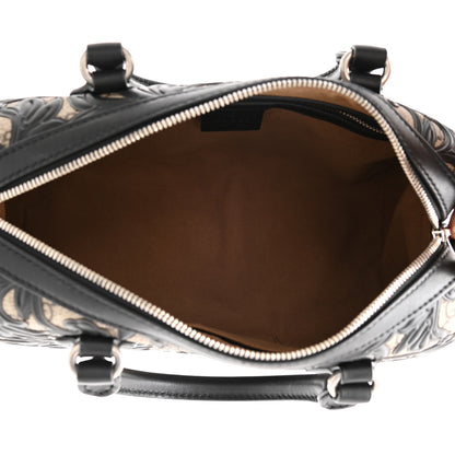 Gucci GG Supreme Monogram Arabesque Small Boston Black 9 of 15