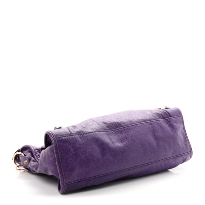 Balenciaga Agneau Giant 12 Rose Gold Hardware City Dark Violet 5 of 11