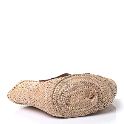 Loewe Raffia Basket Tote Bag Natural Tan 3 of 4