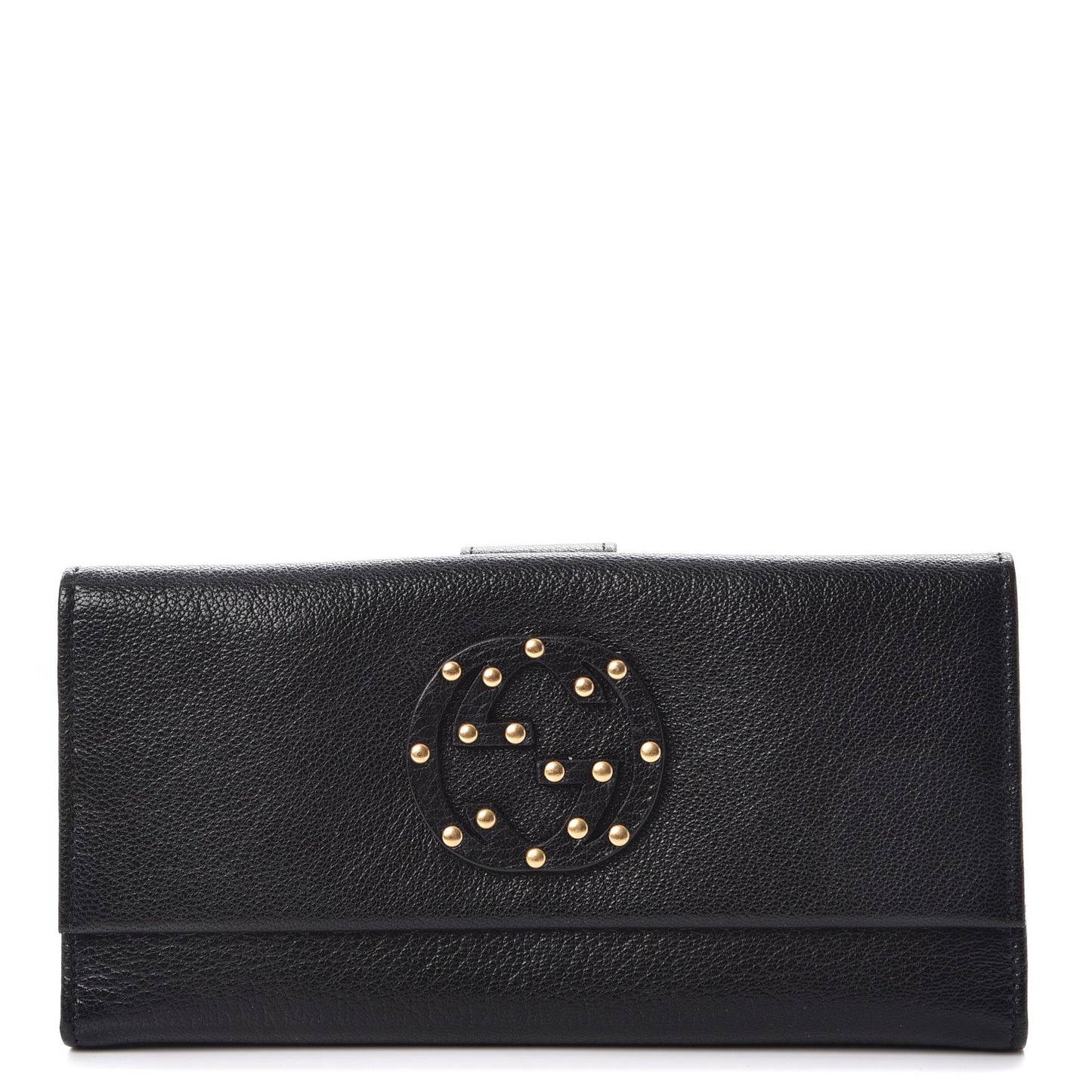 Calfskin Blondie Continental Wallet Black