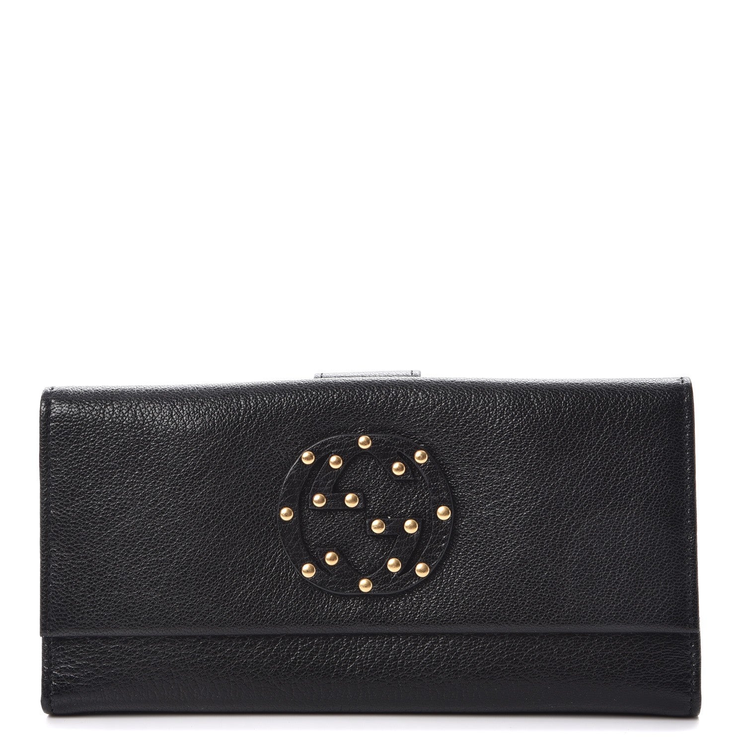 Gucci Calfskin Blondie Continental Wallet Black 1 of 9