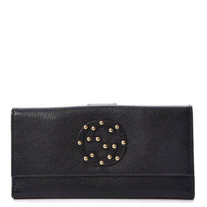 Gucci Calfskin Blondie Continental Wallet Black 1 of 9
