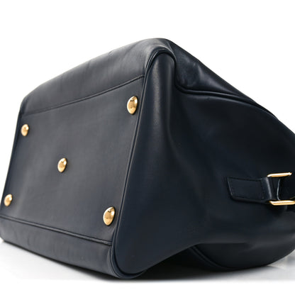 Saint Laurent Calfskin Classic Duffle 6 Marine 9 of 9