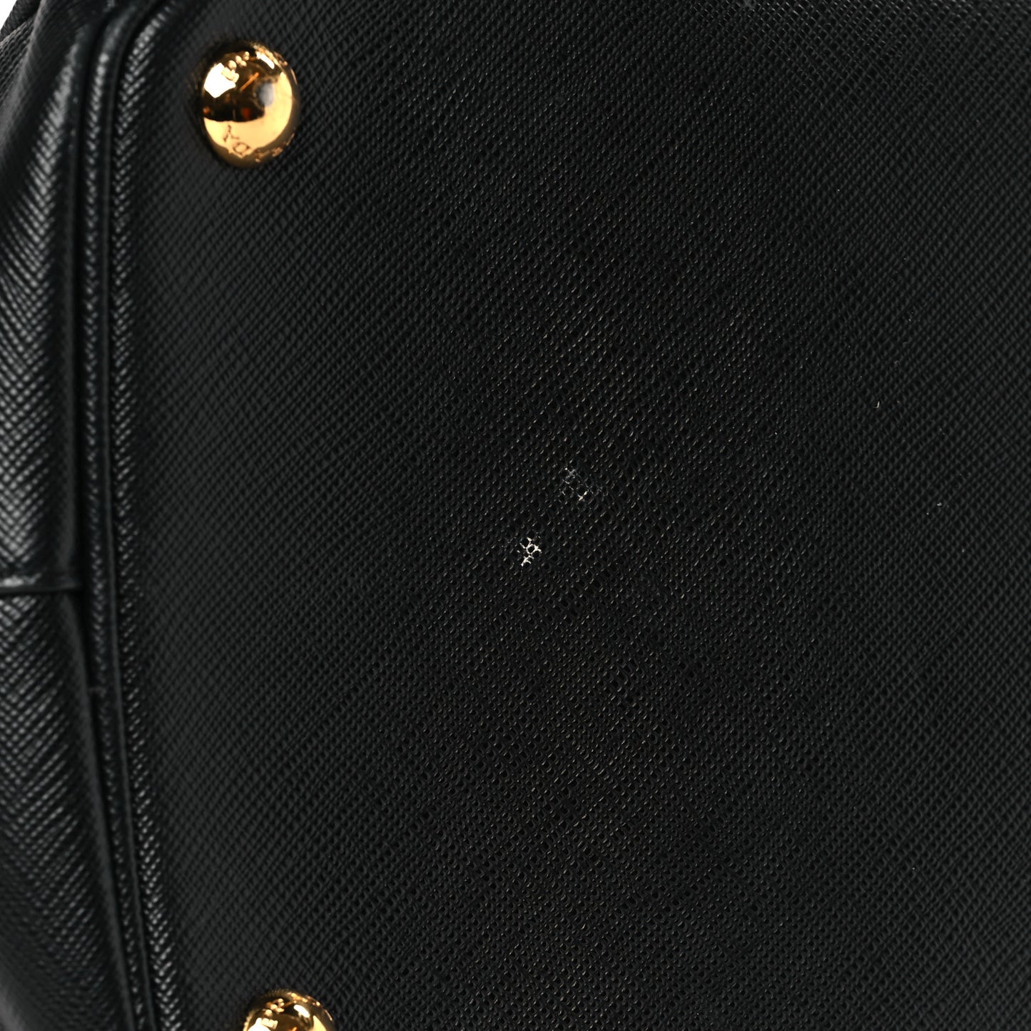 Saffiano Lux Colorblock Medium Galleria Double Zip Tote Black Talco