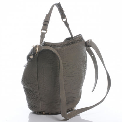 Alexander Wang Leather Diego Bucket Bag Granite 3 of 6