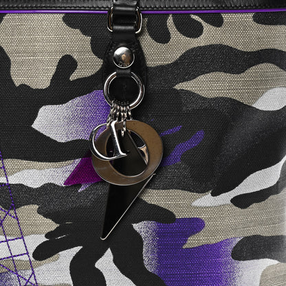 Christian Dior Canvas Camouflage Anselm Reyle Tote 11 of 11