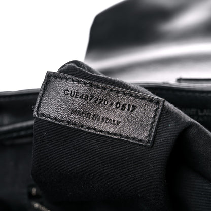 Saint Laurent Calfskin Y Quilted Monogram Small Loulou Backpack Black 8 of 20