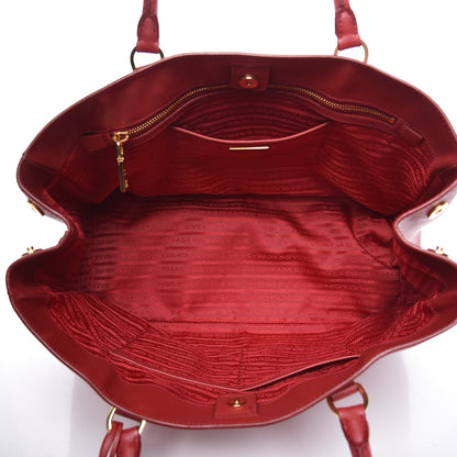 Prada Saffiano Lux Large Tote Fuoco 5 of 15