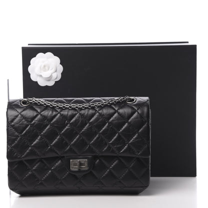 Chanel Aged Calfskin Quilted 2.55 Reissue 226 Flap Black 12 of 12