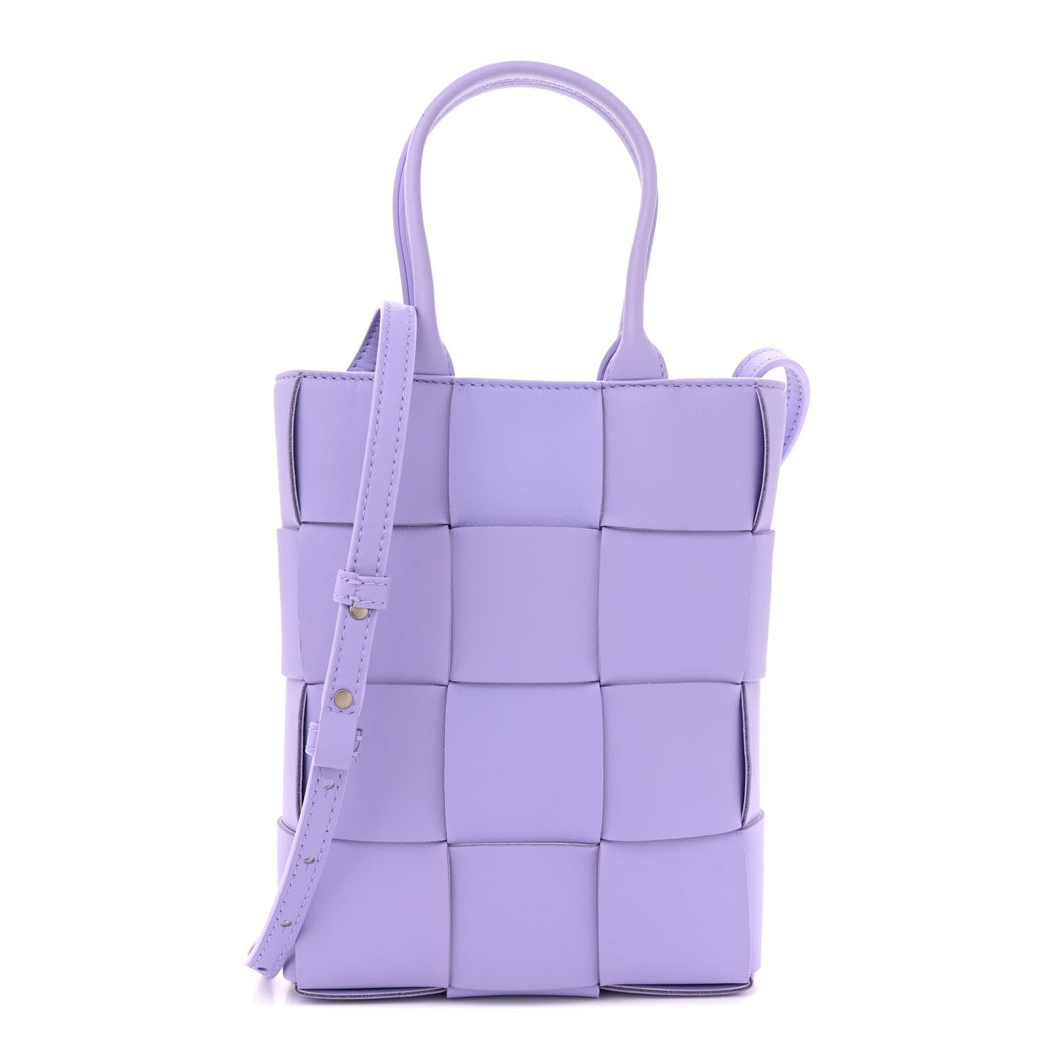 Bottega Veneta Lambskin Maxi Intrecciato North South Cassette Tote Wisteria 1 of 11