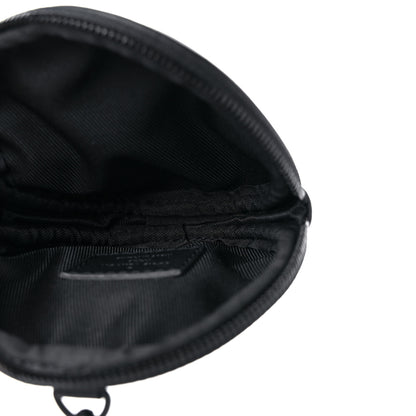 Louis Vuitton Calfskin Shadow Monogram Round Coin Purse Black 4 of 7