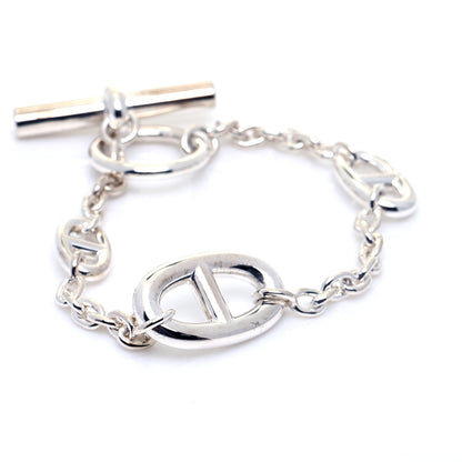 Hermes Sterling Silver Farandole Bracelet LG 4 of 7