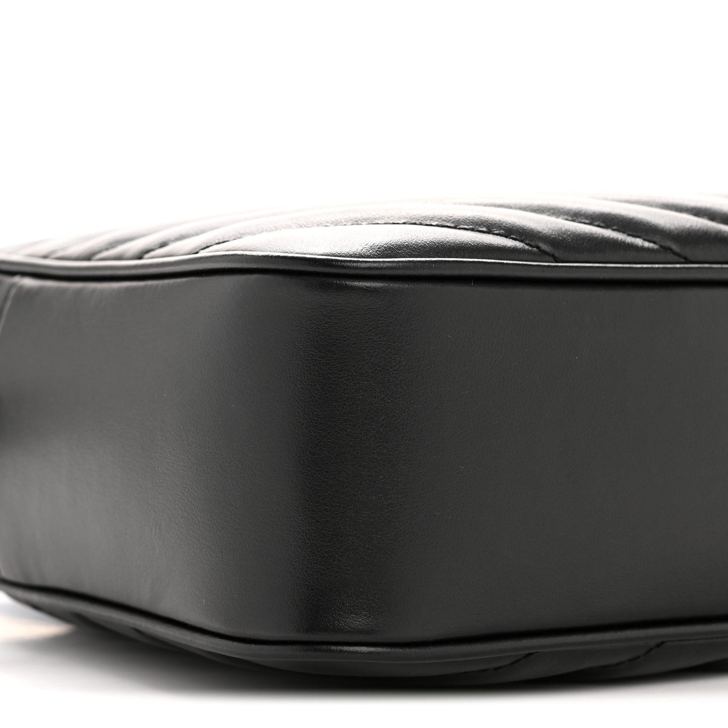 Calfskin Matelasse Monogram Lou Camera Bag Black