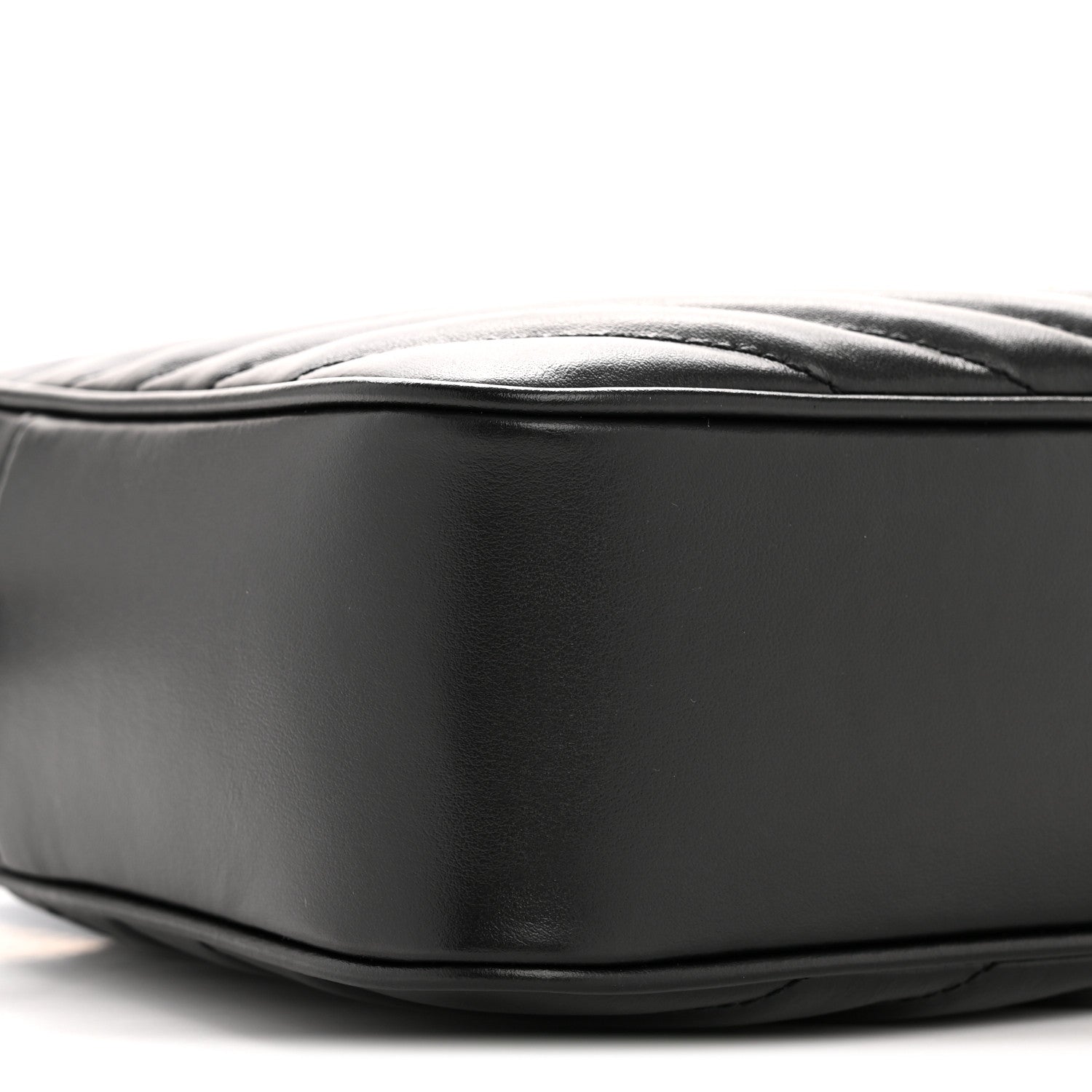 Saint Laurent Calfskin Matelasse Monogram Lou Camera Bag Black 9 of 13