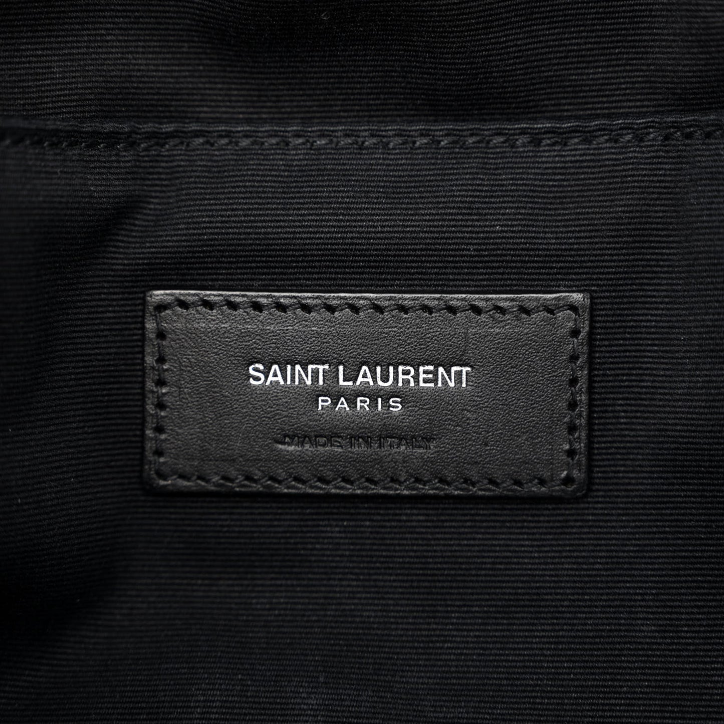 Canvas Classic Belt Bag Black White
