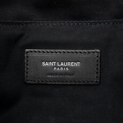 Saint Laurent Canvas Classic Belt Bag Black White 6 of 16