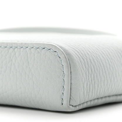 Loro Piana Grained Calfskin Extra Pocket Mini Pouch Minty Breeze 10 of 11