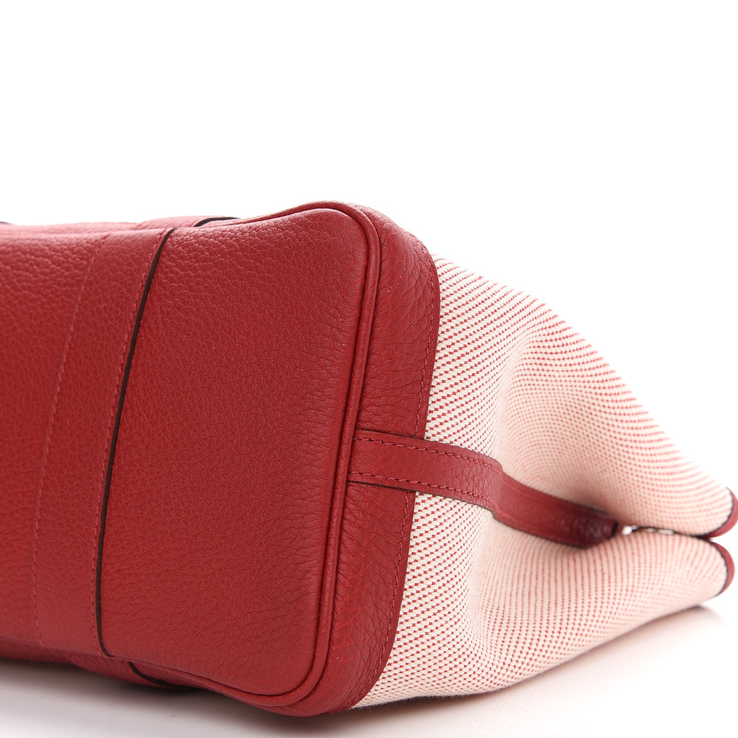 Hermes Twill H Negonda Garden Party 30 TPM Tote Rouge Piment 9 of 12