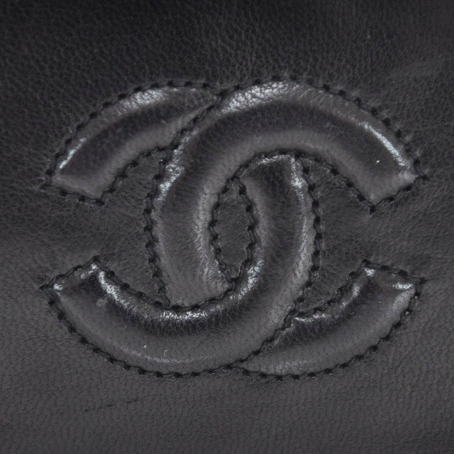 Chanel Lambskin Tassel Evening Bag Black 5 of 13