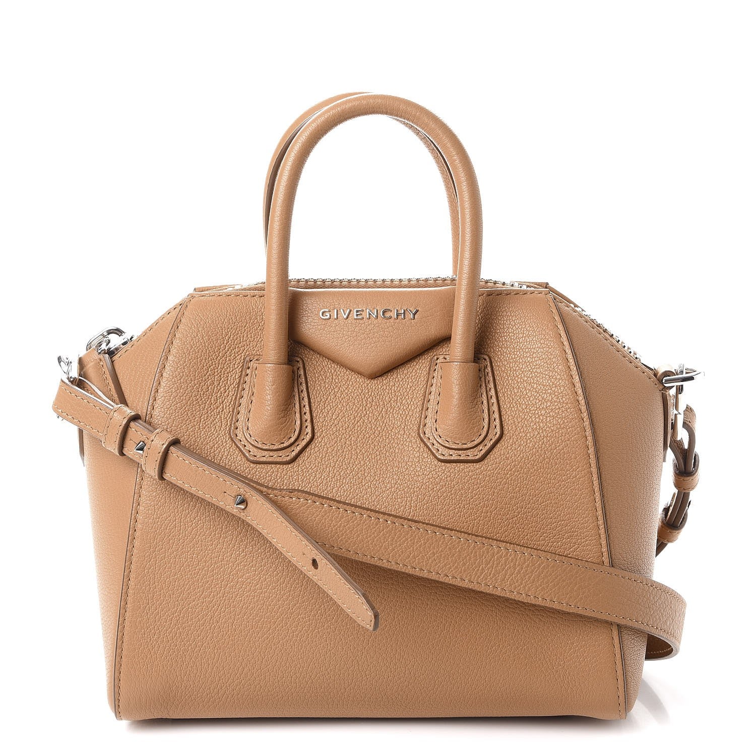 Givenchy Sugar Goatskin Mini Antigona Medium Beige 1 of 10