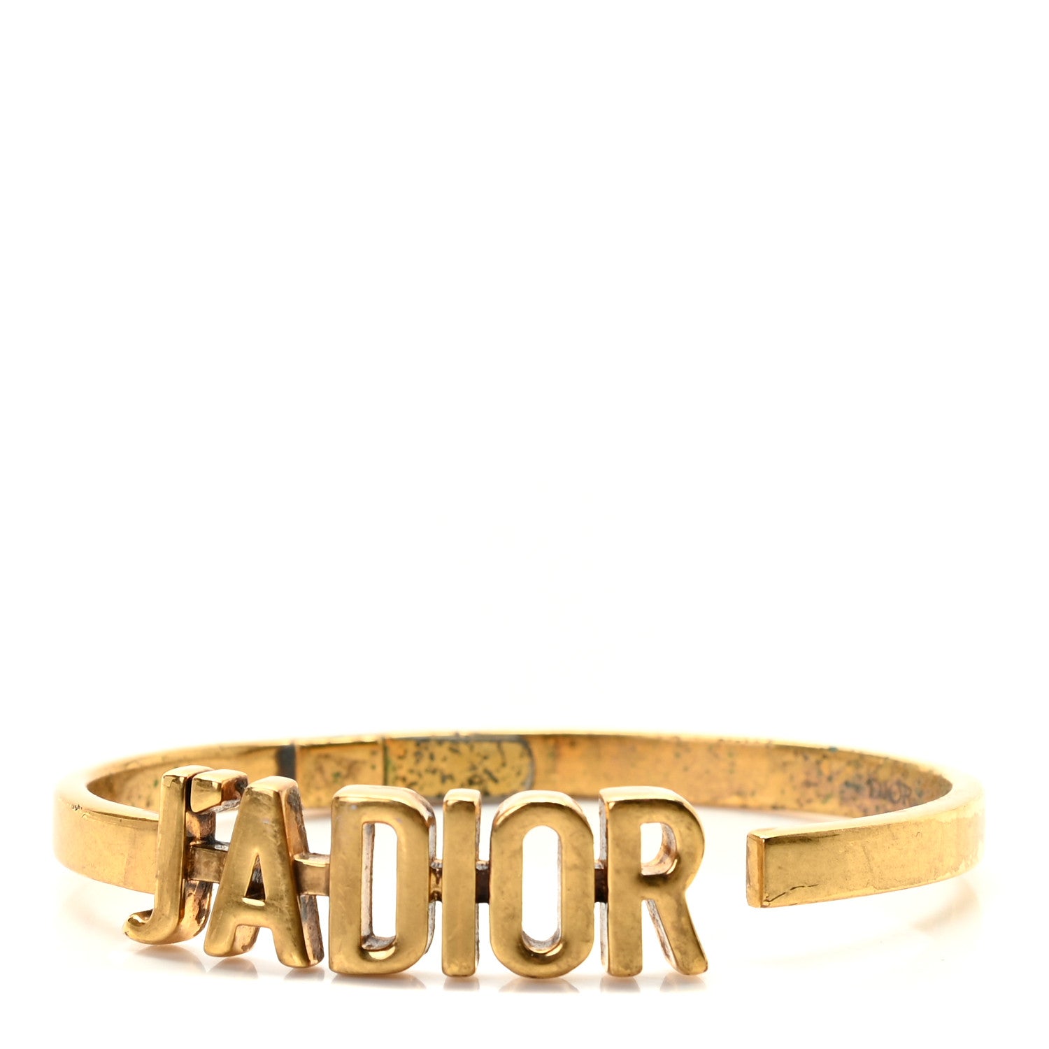 Christian Dior Metal J'Adior Bracelet Cuff Gold 1 of 5