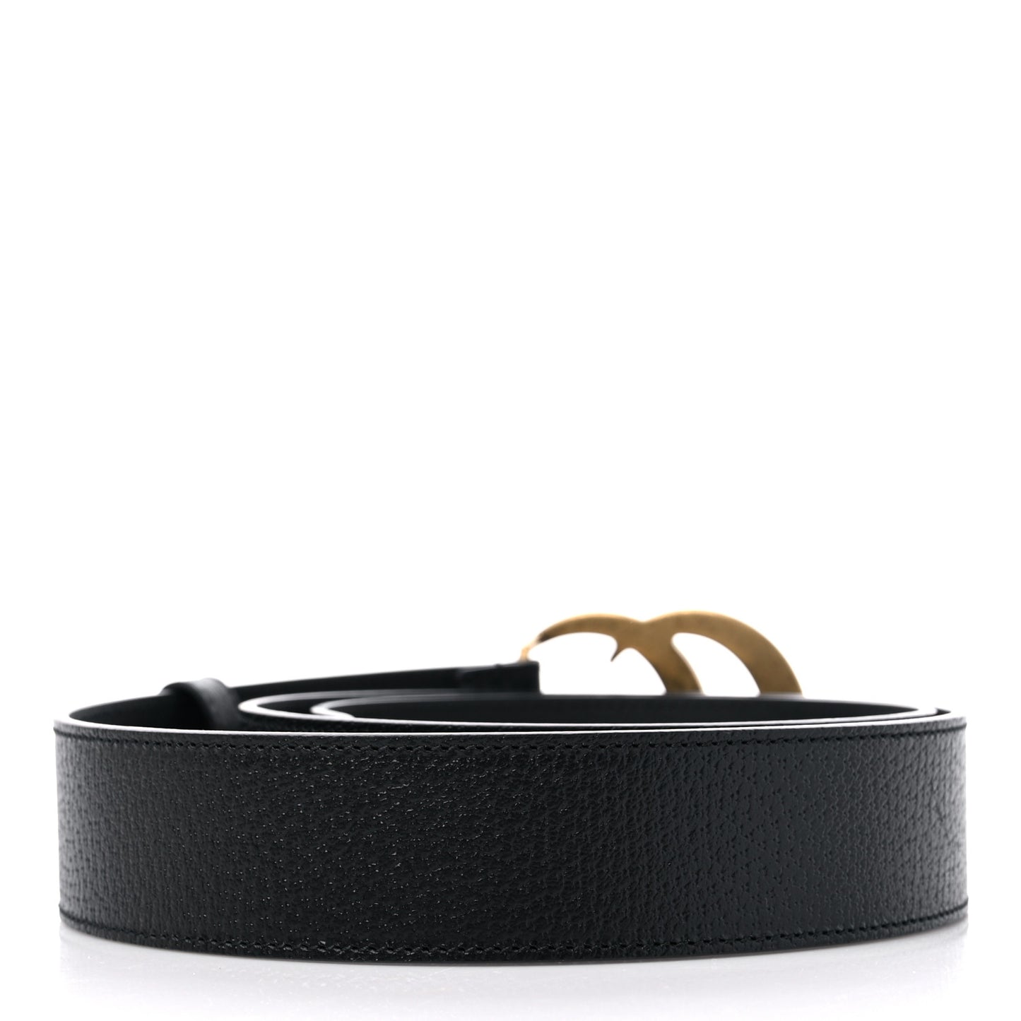 Textured Calfskin Double G 40mm Belt 100 40 Black