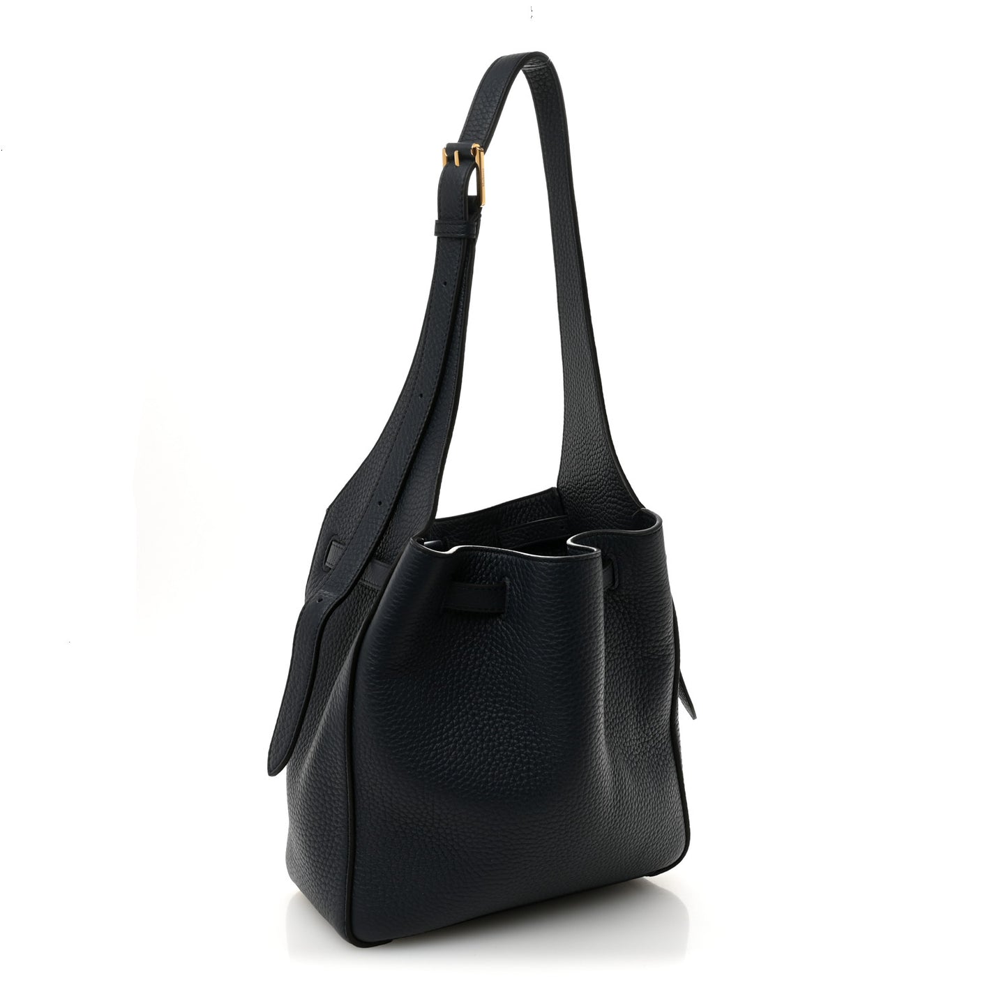 Heavy Grain Small Lyra Bucket Bag Night Sky