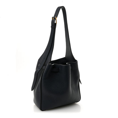Mulberry Heavy Grain Small Lyra Bucket Bag Night Sky 2 of 9