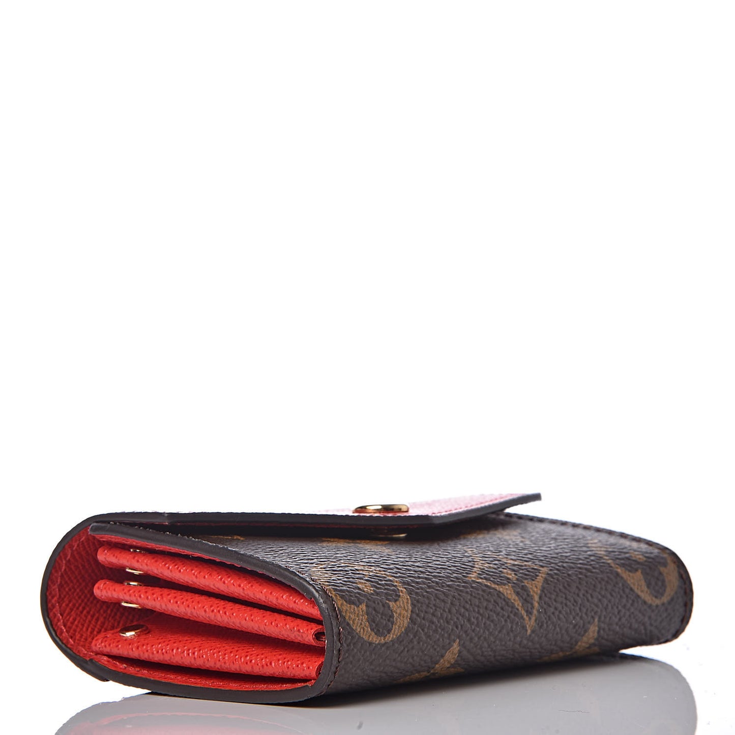 Monogram Sarah Multicartes Coquelicot