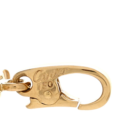 Cartier 18K Yellow Gold Logo Charm 3 of 3