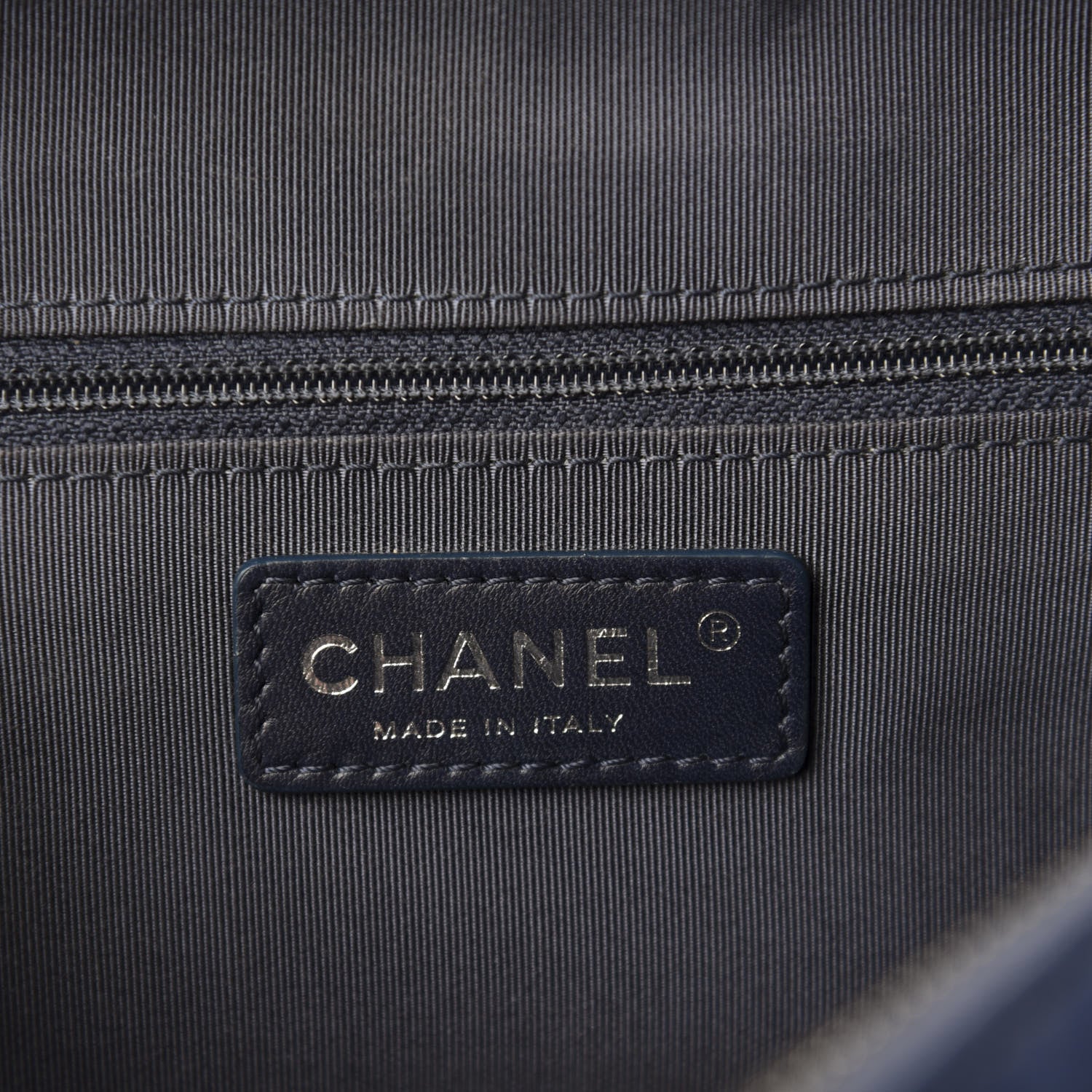 Chanel Aged Calfskin Quilted Jumbo Chain Detail Flap Blue 8 of 10