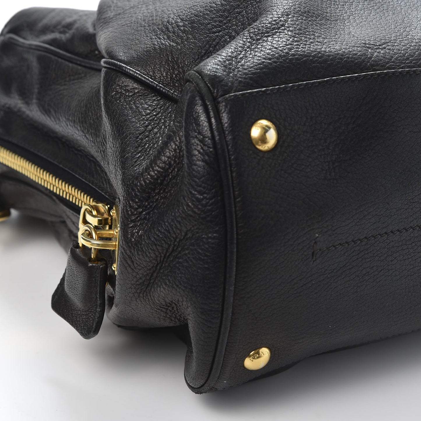 Goatskin Shoulder Bag Black