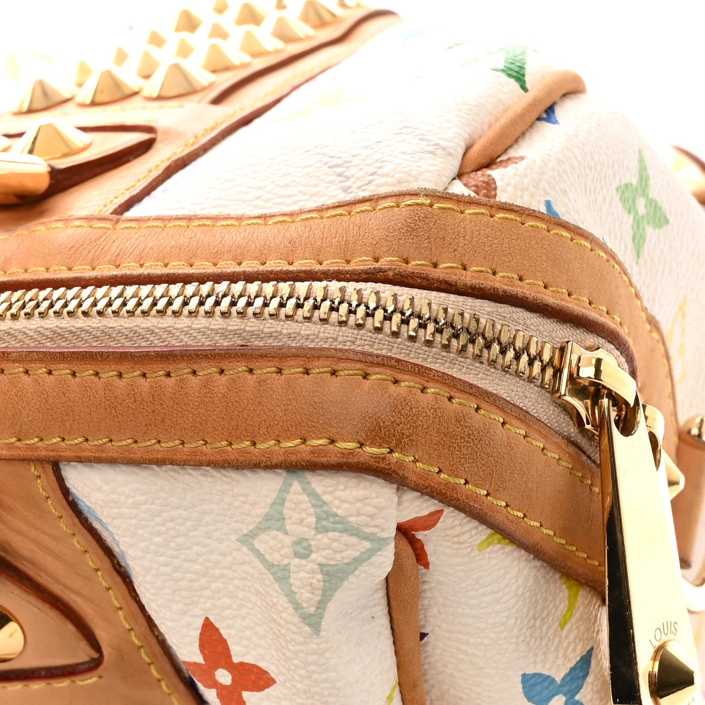 Monogram Multicolor Courtney MM White