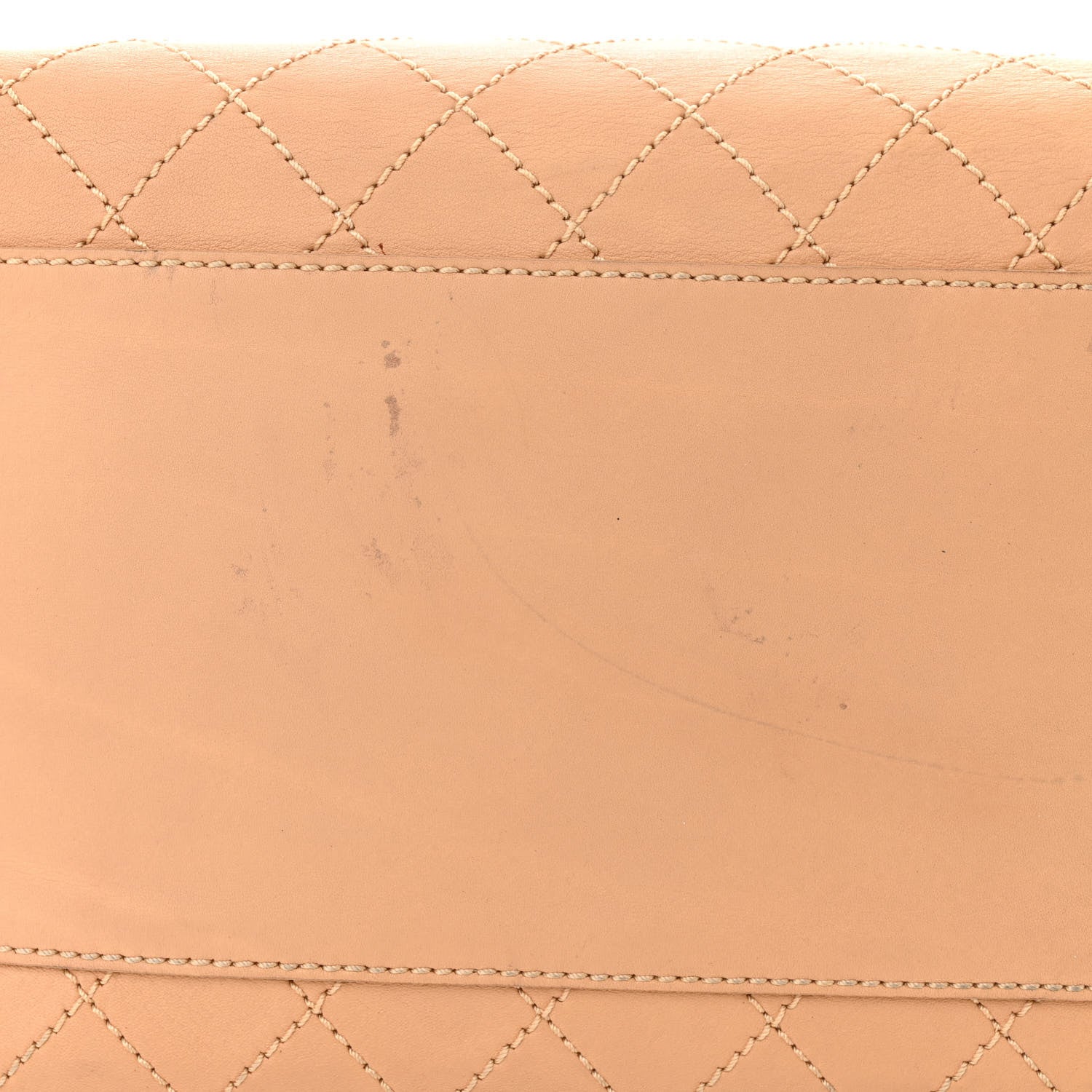 Chanel Calfskin Stitched Large Shopping Tote Beige 11 of 16