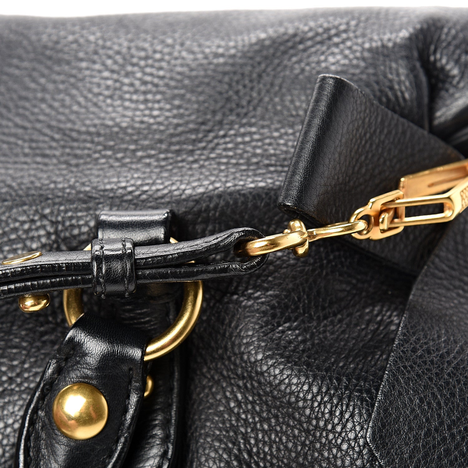 Miu Miu Vitello Medium Bow Bag Black 22 of 23