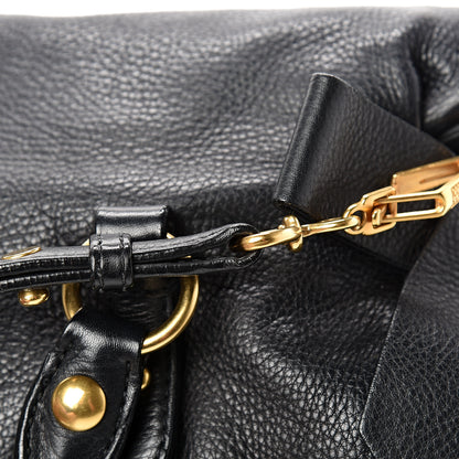 Miu Miu Vitello Medium Bow Bag Black 22 of 23