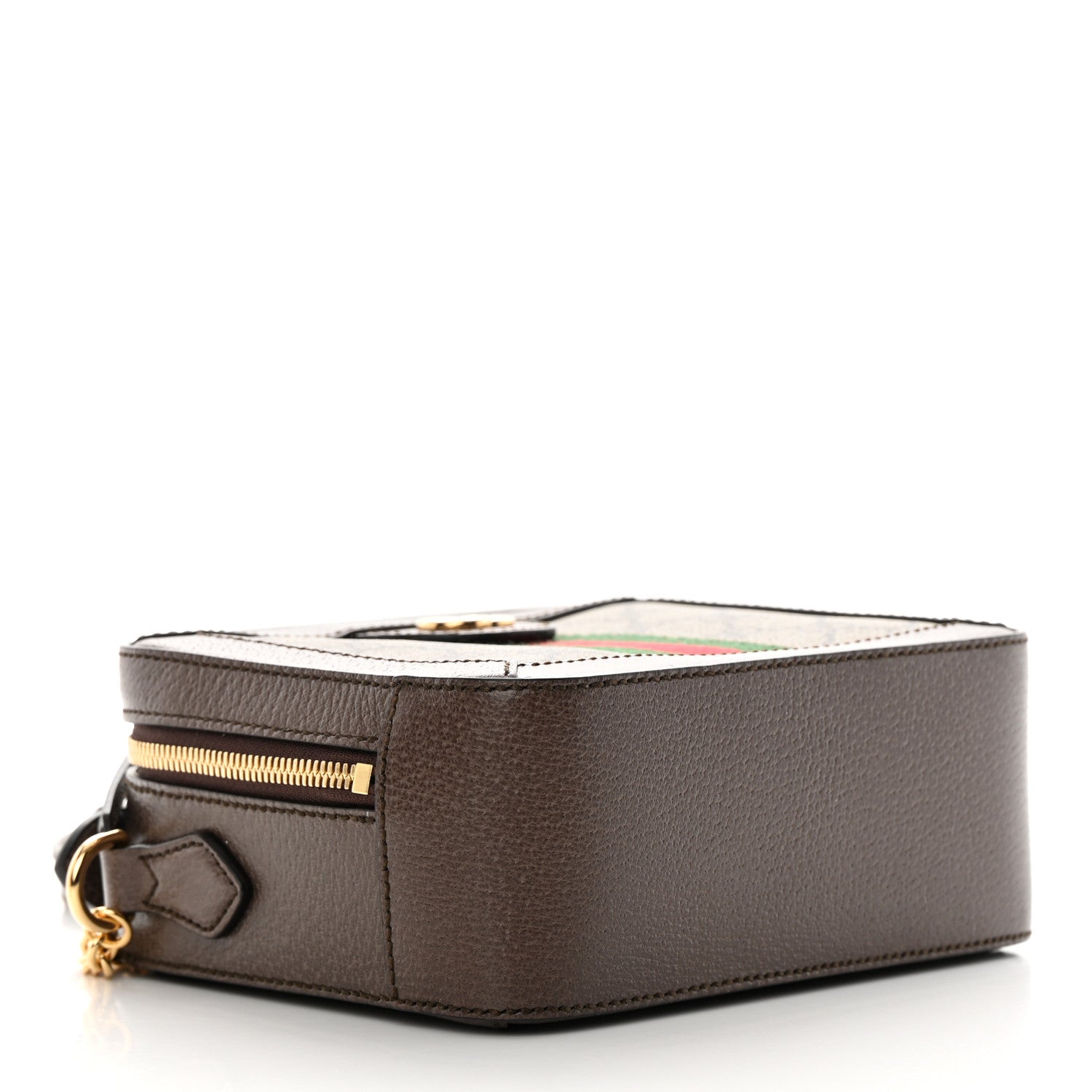 Gucci GG Supreme Monogram Mini Ophidia Top Handle Shoulder Bag Brown 4 of 12