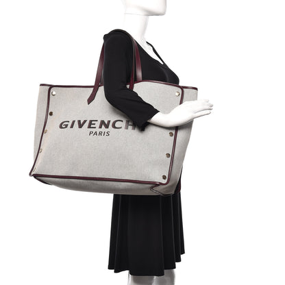 Givenchy Canvas Large Bond Shopper Tote Aubergine 2 of 10