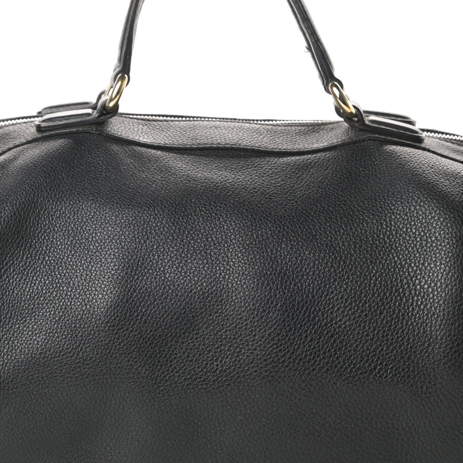 Gucci Pebbled Calfskin Medium Soho Boston Black 8 of 17