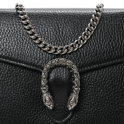 Gucci Calfskin Mini Dionysus Chain Wallet Black 7 of 9
