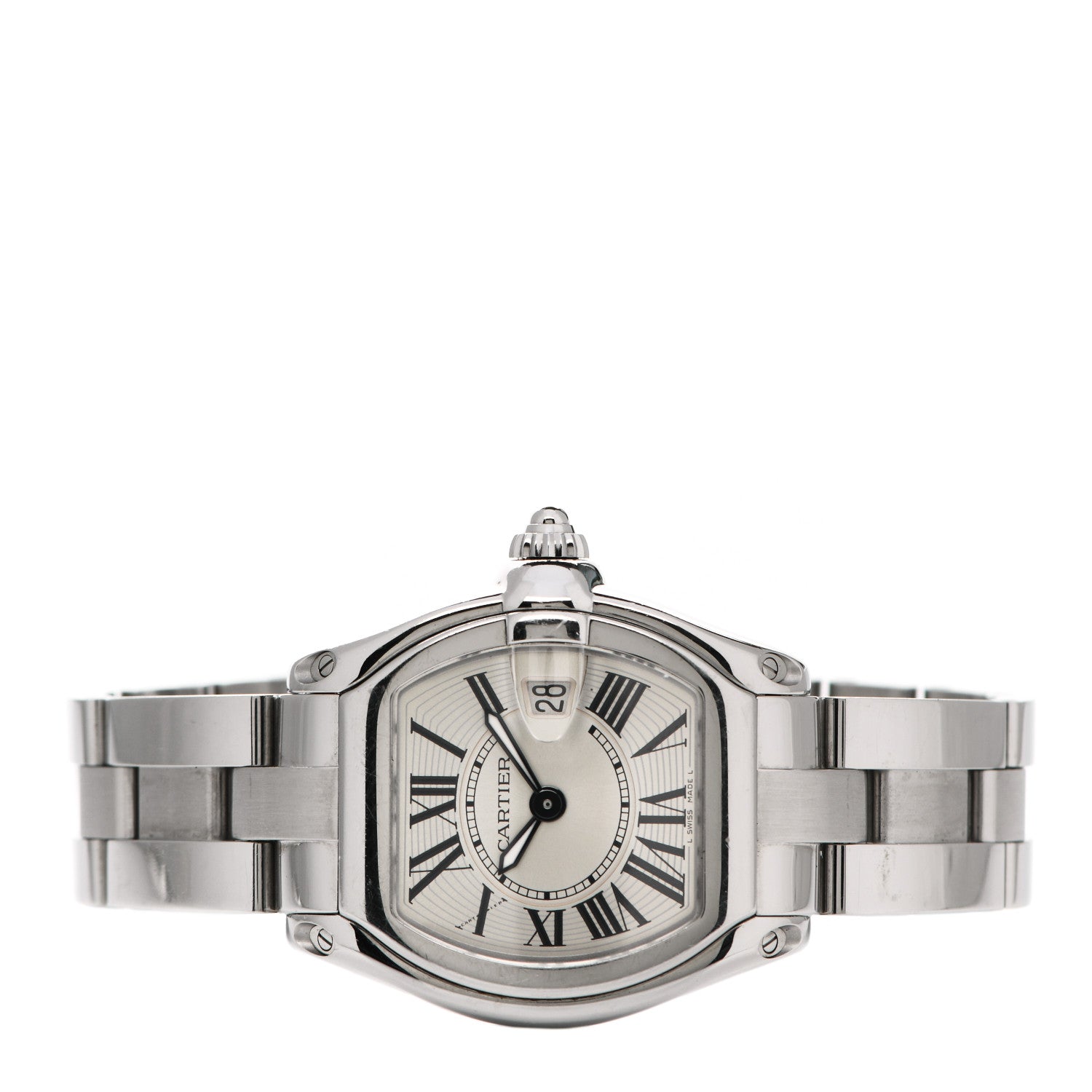 Cartier Stainless Steel 31mm Roadster Quartz Watch 2 of 4
