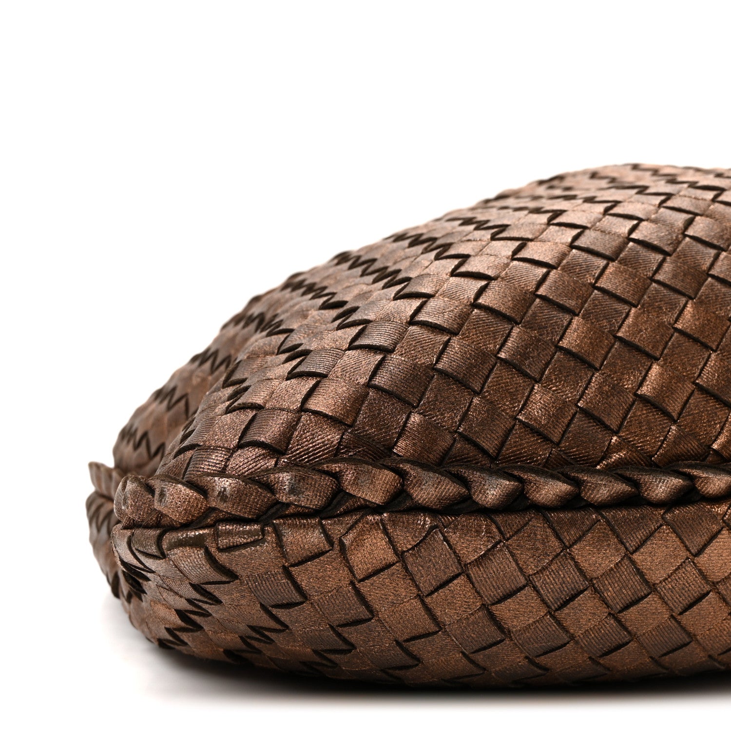 Bottega Veneta Metallic Nappa Intrecciato Large Veneta Hobo Copper Bottega Veneta Metallic Nappa Intrecciato Large Veneta Hobo Copper