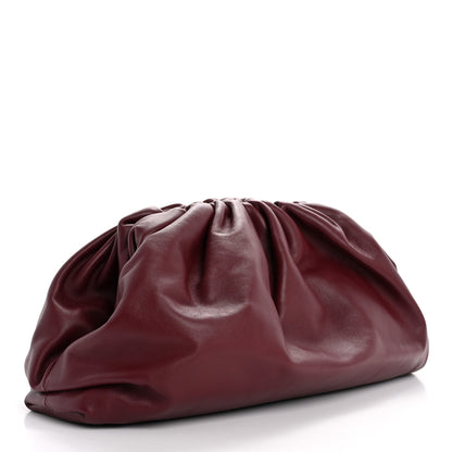 Bottega Veneta Smooth Butter Calf The Pouch Oversized Clutch Bordeaux 3 of 11