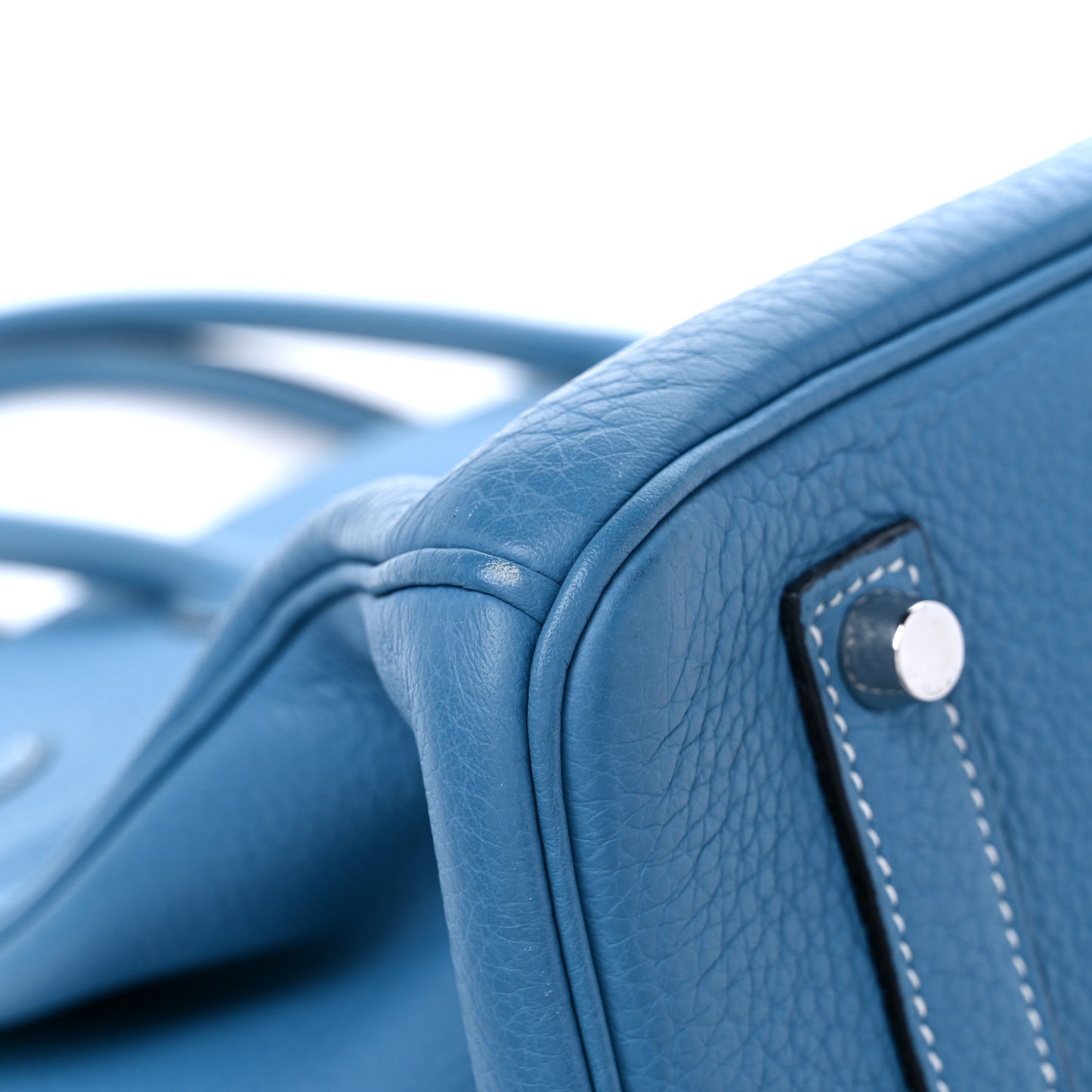 Taurillon Clemence Birkin 35 Blue Jean