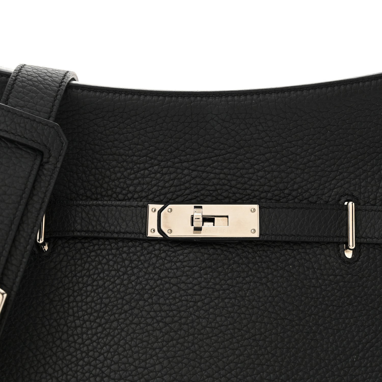 Hermes Taurillon Clemence Jypsiere 28 Black 8 of 13