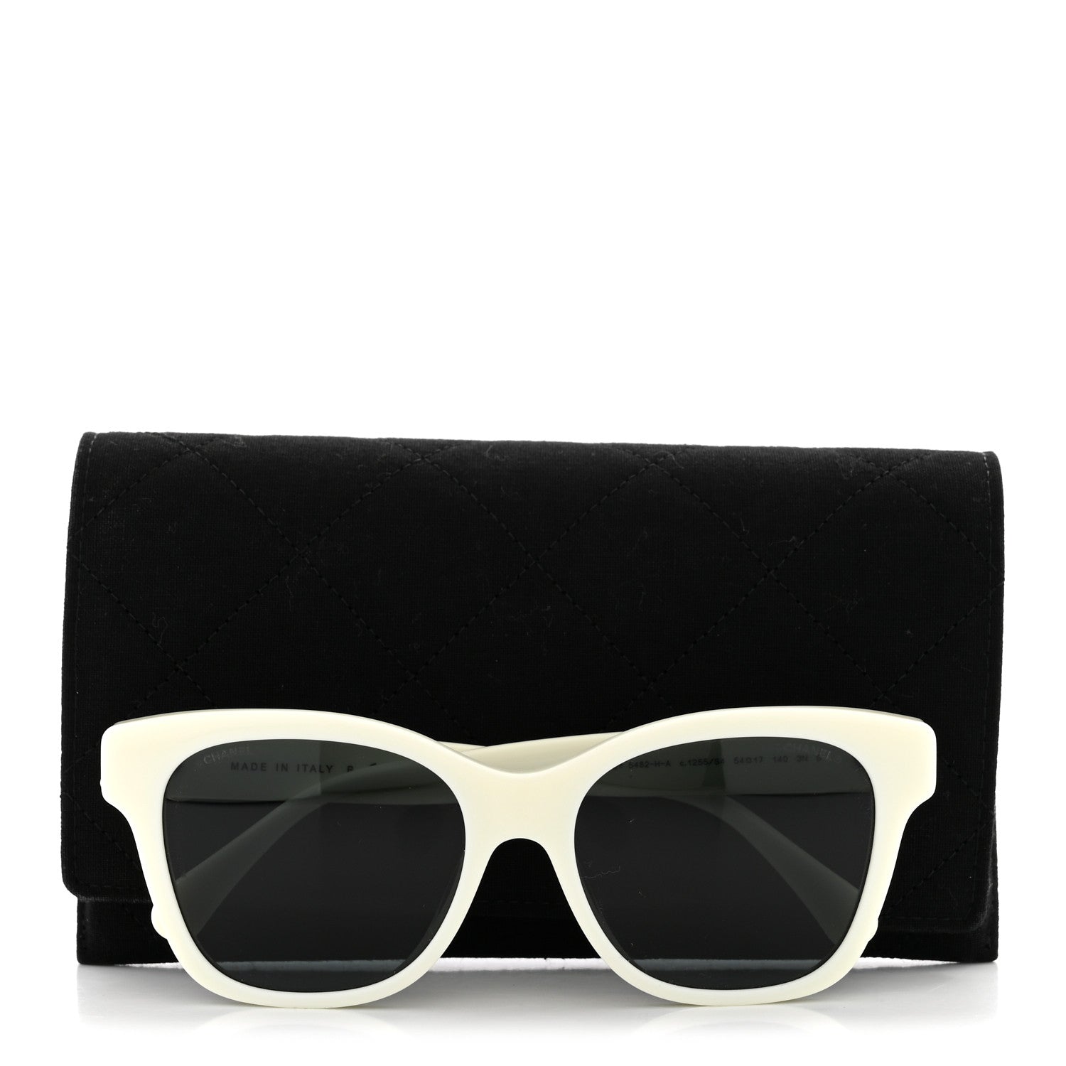 CHANEL サングラス 5482-H-A パール Chanel Acetate Polarized Pearl CC Square Sunglasses 5482-H-A White