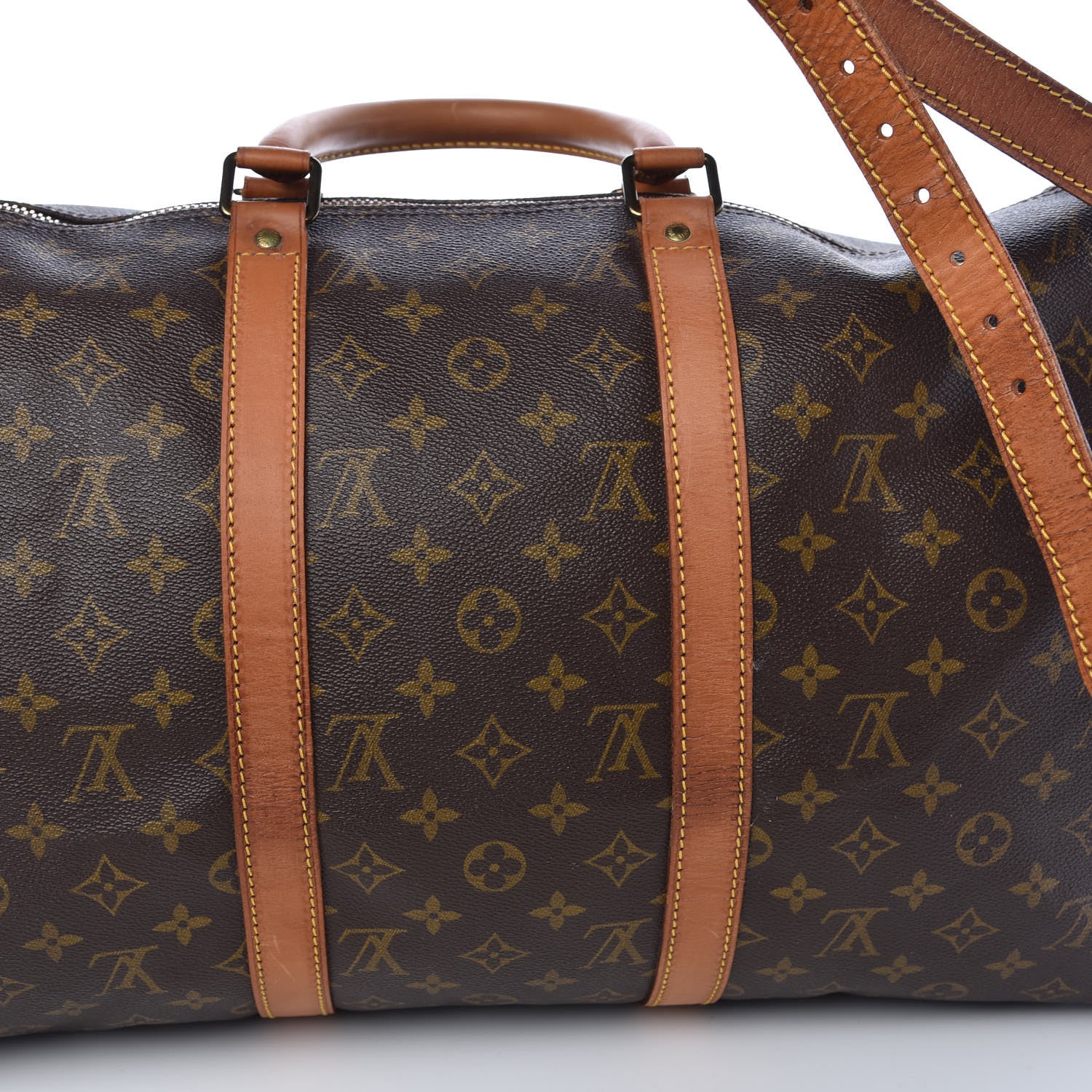 Louis Vuitton Monogram Keepall Bandouliere 50 10 of 16